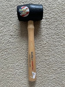 ESTWING DeadHead Rubber Bounce Resistant Pro Mallet Genuine Hickory Handle - Picture 1 of 5