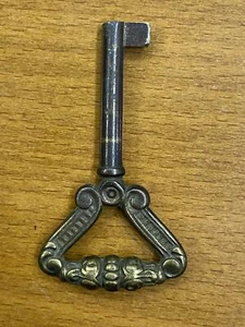 Antique Original Brass Small Key Decor Copper Rare Collectibles Locks Tools Rare - Picture 1 of 3