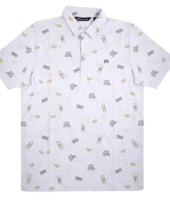 Rare TRAVIS MATHEW x TRULY HARD SELTZER Size XXL Mens Polo Shirt Golf White - Picture 1 of 5