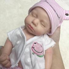 13in Reborn Baby Doll Full Silicone Body Painted Mini Preemie Girl w/ Clothes