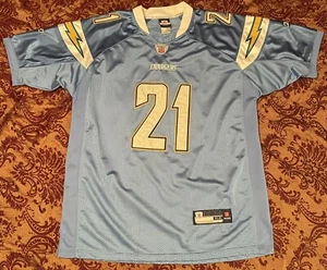 Rare Reebok LaDainian Tomlinson San Diego Chargers Powder Blue Jersey Size 54 - Picture 1 of 2