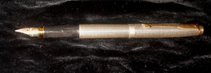 Minty STERLING Parker 75 Cisele Fountain Pen made in France VERY CLEAN - Picture 1 of 5