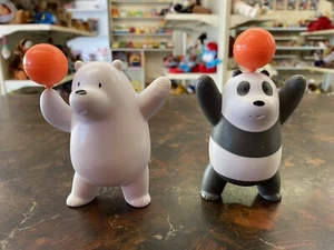 We Bare Bears Sonic Wacky Pack Toys Complete Set Ice Bear Panda 2019 Lot Of 2 - Picture 1 of 2