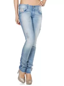 Women's DIESEL GRUPEE 0808G Denim Jeans SUPER SLIM-SKINNY W31 L32 LOW WAIST - Picture 1 of 5