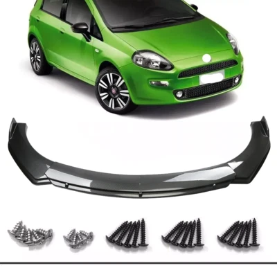For Fiat 500 Front Bumper Lower Lip Splitter Spoiler - Imagem 1 de 4