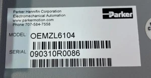 1PC NEW PARKER OEM ZL6104 MOTOR DRIVE ZL6104 - Picture 1 of 2