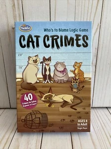 Thinkfun Cat Crimes Logic Game Problem Solving Learning Educational Skill Build - Picture 1 of 11