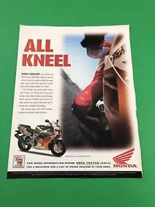 1995 CBR900RR CB 900 ORIGINAL VINTAGE PRINTED PRINT AD ADVERTISEMENT - Picture 1 of 1