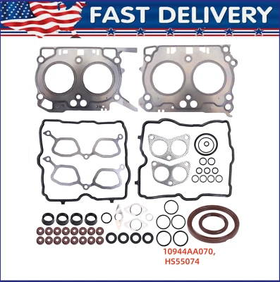 Engine Head Gasket Set For Subaru XV Crosstrek 2.0L DOHC FB20 2012-17 HS55074 Foto 1 de 4