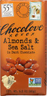 Chocolove Almonds and Sea Salt in Dark Chocolate, 3.2 Oz