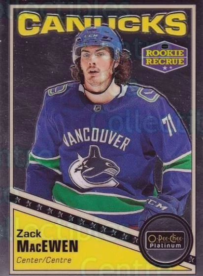 2019-20 O-Pee-Chee Platinum Retro #70 Zack MacEwen - Image 1 of 1