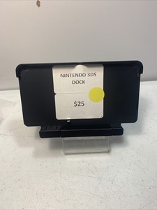 Original Nintendo 3DS Battery Charging Dock Cradle Base Black CTR-007