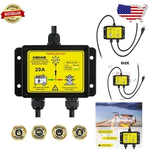 AC120V 20 Amp Automatic Transfer Switch for Uninterrupted Power Supply - Picture 1 of 7
