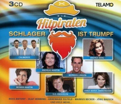 HITPIRATEN, SCHLAGER IST TRUMPF (NICOLE,ROLAND KAISER,CALIMEROS,...) 3 CD NEW  - Image 1 of 2