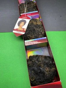 TERCIOPELO REMI_100%_humano_cabello_Corto_Serie_3PIEZAS_AFRO_LARGO_#C1B/30 - Imagen 1 de 5