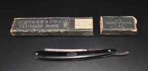 Vintage H.Boker & Co Unrivaled Razor ~ Straight Razor with Box ~ Germany - Picture 1 of 6