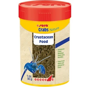 sera Crabs Nature 100mL High Quality Natural Freshwater Crustacean Food Rings - Picture 1 of 2