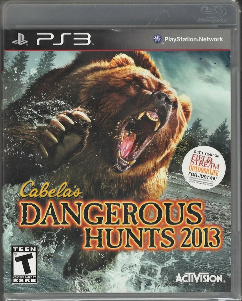 Cabela''s Dangerous Hunts 2013 PS3 (Brand New Factory Sealed US Version) PlaySta - Image 1 of 2