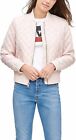 Levi's Women's Diamond Quilted Bomber Jacket, Peach Blush NDS