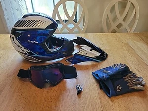 NFX FACTOR MOTORCROSS HELMET Youth Small FX-17Y - Bild 1 von 22