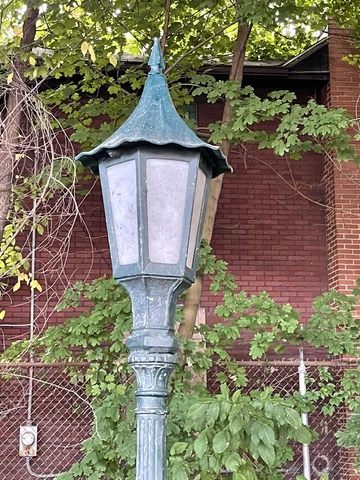 Antique cast Aluminum street lamp Post Cover