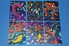 1992 SPIDER-MAN MCFARLANE ERA Comic IMAGES 6 PRISM INSERT Card SET STAN LEE TODD