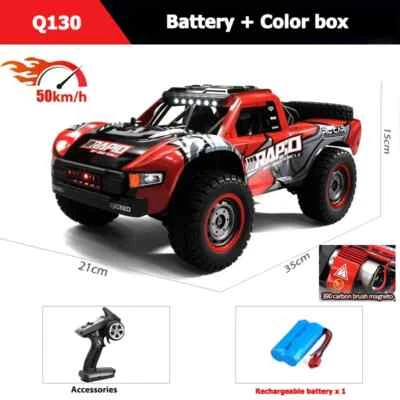 1:14 70 KM/H or 50KM/H Motor Cars Remote Controlled High Speed Drift Truck Toy - Image 1 of 4
