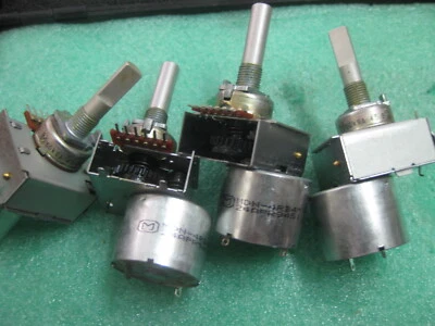 1pcs Stereo Motorized Potentiometer 50KΩA 45B  Volume controls 6Pin EUWMN3F25A54 - Image 1 of 3