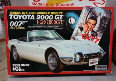 DOYUSHA 1/20 TOYOTA 2000GT OOT YOU ONLY LIVE TWICE CON 2 PESONAGGI IN KIT - Immagine 1 di 2