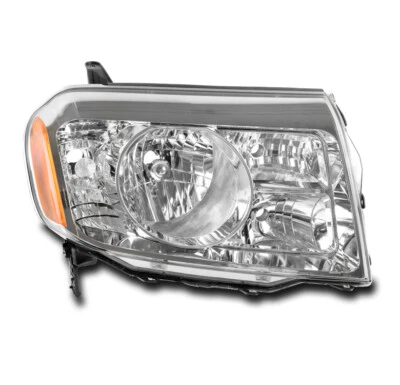 FOR 09 10 11 HONDA PILOT REPLACEMENT HEADLIGHT LAMP CHROME PASSENGER RIGHT SIDE - Bild 1 von 4