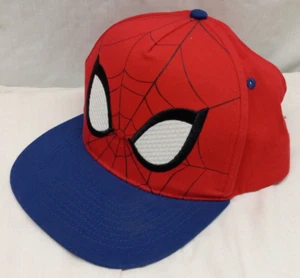 Marvel Red & Blue Spiderman Baseball Cap Youth OS with Adjustable Strap - Picture 1 of 4