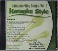 Campmeeting Songs Volume 3 Christian Karaoke Style NEW CD+G Daywind 6 Songs