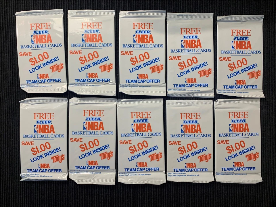 (10) PACK LOTE DE 1992/93 FLEER TONY'S BALONCESTO PAQUETES SELLADOS MICHAEL JORDAN? Foto 1 de 1