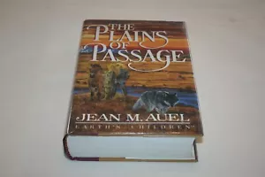 PLAINS OF PASSAGE Jean Auel Hardcover DJ 1ST / 1ST PRINTING Earth's Children MNT - Picture 1 of 11
