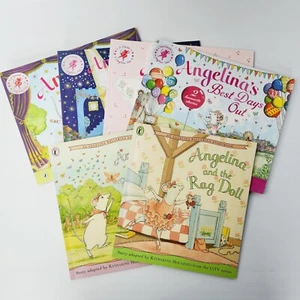 Angelina Ballerina Book Bundle Lot Paperback Katherine Holabird Helen Craig - Picture 1 of 13