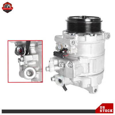 For Mercedes-Benz E350 2006-13 3.5L V6 AC A/C Compressor And Clutch 4710480 - Image 1 of 4