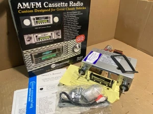 Custom AutoSound USA-1 AM/FM Cassette Car Radio w/ Aux Inputs 1970 Buick Riviera - Picture 1 of 9