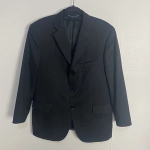 Brooks Brothers 1818 Regent Blazer Gray Striped Wool Jacket Size 42S/37. - Picture 1 of 15