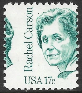 Estampilla de Estados Unidos #1857 17c.  Error Carson Missperf MNH - Imagen 1 de 2