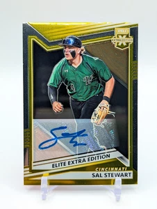 Sal Stewart 2022 Panini Elite Extra Edition OPTIC SIGNATURES #'D /49 SP Reds - Picture 1 of 12