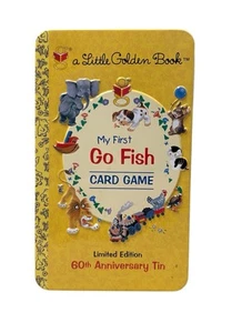My First Go Fish Little Golden Book Card Game 60th Anniversary Tin Complete - Picture 1 of 10