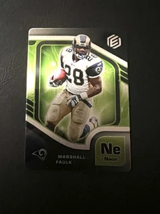 2021 Panini Elements Neon Marshall Faulk 4/10 - Picture 1 of 2