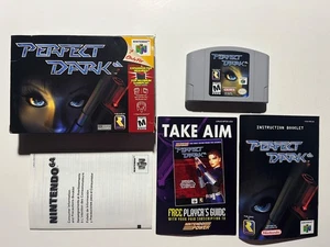 Perfect Dark (Nintendo 64 N64)Works Authentic Complete CIB🔥Nice Shape! - Picture 1 of 6
