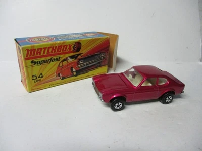 Matchbox Lesney Superfast SF54 Ford Capri - пурпурный корпус, в коробке - Изображение 1 из 2