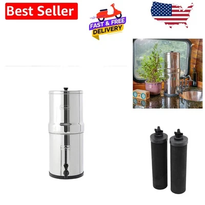 Compact 1.5 Gallon Gravity Water Filter - Reliable Purification for Adventurers - Image 1 of 4