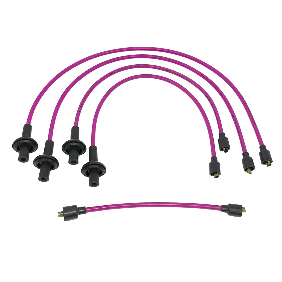 Taylor Cable 74791 Pink 8mm Spiro-Pro Spark Plug Wires for Type 1 Beetle - Image 1 of 4