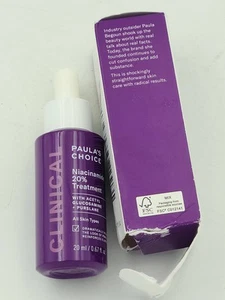 Paula's Choice Clinical Niacinamide 20% Trattamento 20ml Siero Elasticità Pori NUOVO - Foto 1 di 4