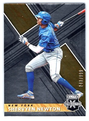 2019 Panini Elite Extra Edition Pre Rookie #94 Shervyen Newton #/999 - Image 1 of 2