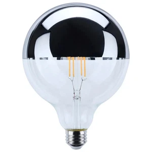 8 Watt G40 LED - Medium Base - 2700K CCT - Silver Crown - 100 Watt Replacement - - Picture 1 of 9