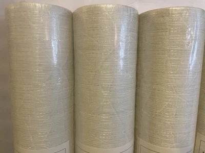 Papel pintado York Wallcoverings NA8033 plateado blanco roto 28,70 pies cuadrados 5,5 yardas 4 rollos Foto 1 de 4